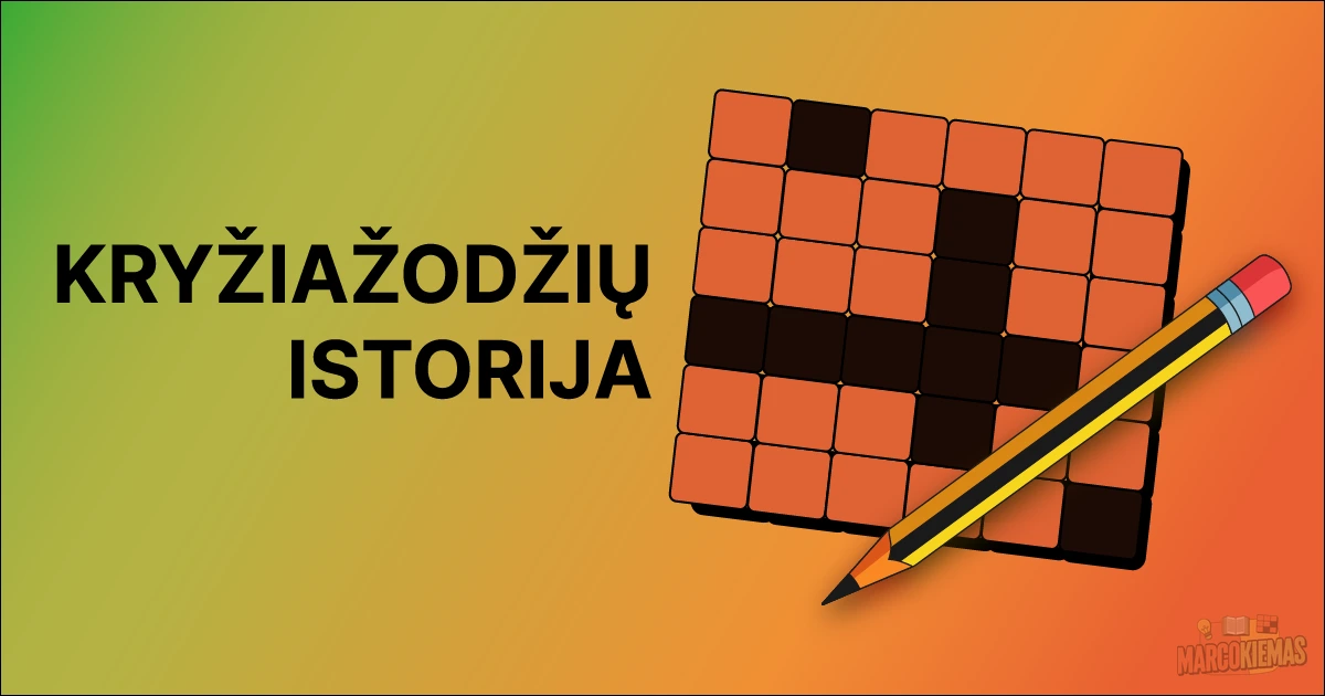 Kaip ir kodėl atsirado kryžiažodžiai